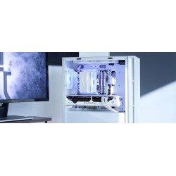 DeepCool охладител CPU Cooler AG400 White - Addressable RGB V2 - LGA1851/AM5