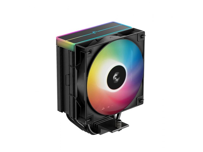 DeepCool охладител CPU Cooler AG400 Black - Addressable RGB V2 - LGA1851/AM5