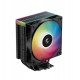 DeepCool охладител CPU Cooler AG400 Black - Addressable RGB V2 - LGA1851/AM5