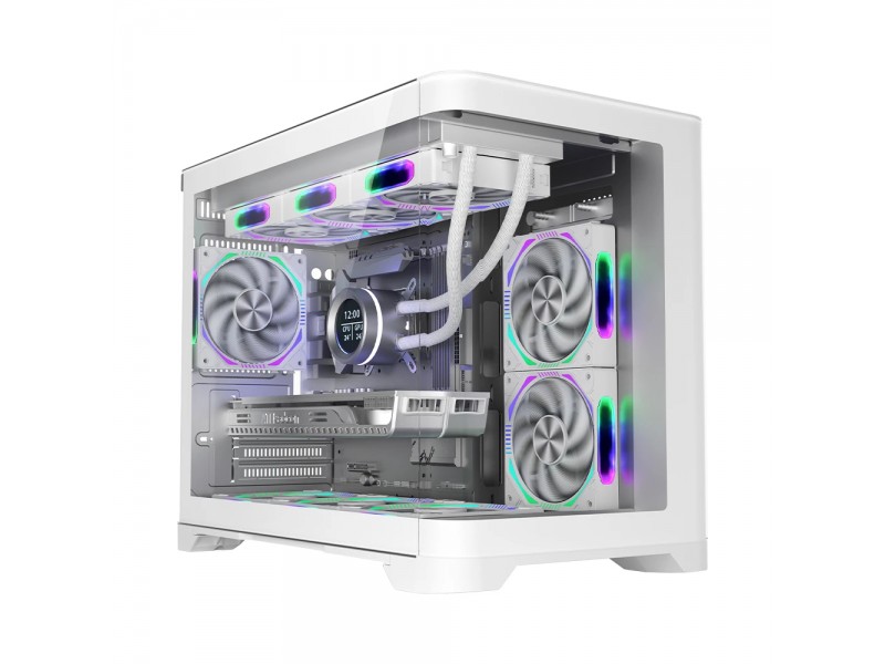 1stPlayer кутия Case mATX - UV6 White