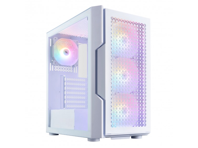 1stPlayer кутия Case ATX - TRILOBITE T7 White - 4 fans included