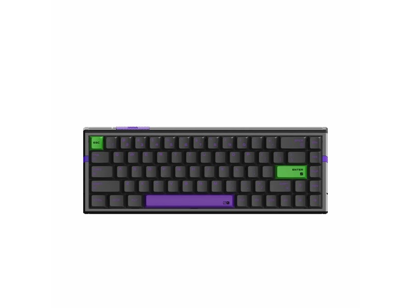 ATK професионална геймърска механична клавиатура Professional Gaming Mechanical Keyboard RS6 Ultra - 8K, TTC RGB Magneto [Linear] - Night Hunter