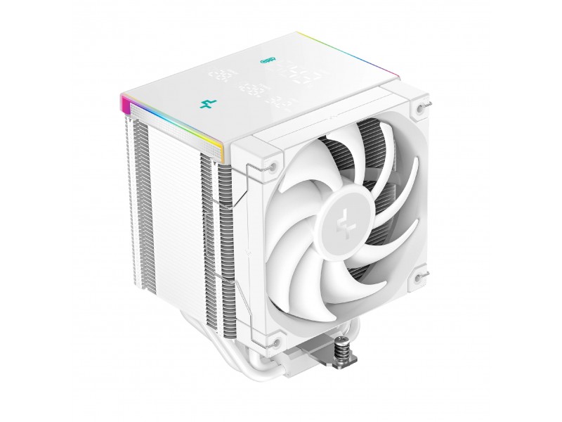 DeepCool охладител за процесор CPU Cooler - AK500 DIGITAL PRO White - LGA1851/AM5