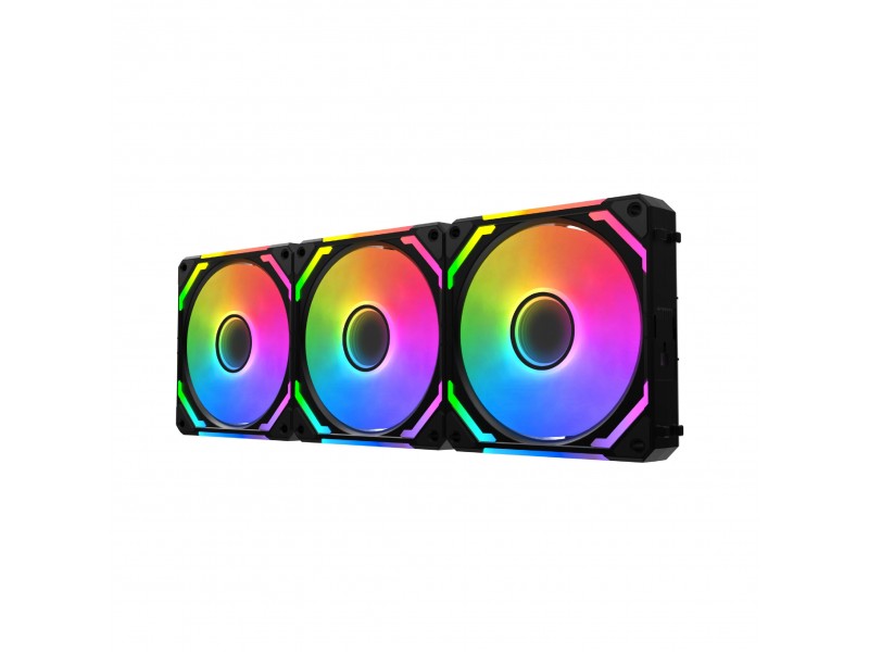Xigmatek Комплект вентилатори Fan Pack 3-in-1 3x120mm - Starlink Ultra - Infinity Mirror, A-RGB