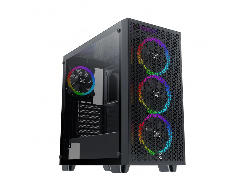 Xigmatek кутия Case EATX - Gaming G Pro - Mesh, 4 ARGB fans