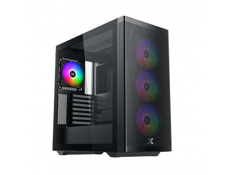 Xigmatek кутия Case EATX - Osiris - Mesh, 4 x 140 mm ARGB fans