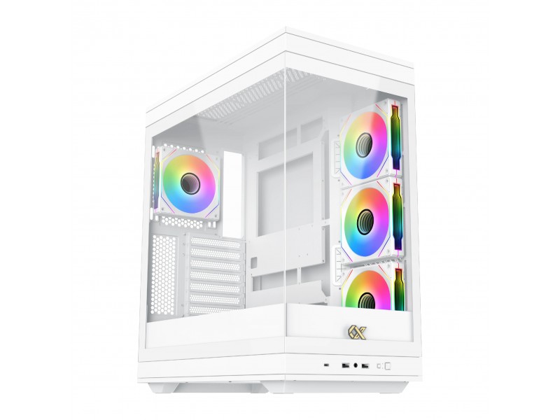 Xigmatek кутия Case EATX - Meta Arctic - 4 x 120 mm ARGB fans