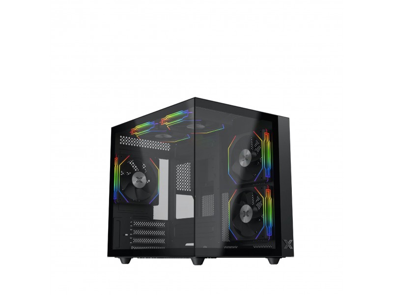 Xigmatek кутия Case mATX - Aqua M Lite - 5 ARGB Fans