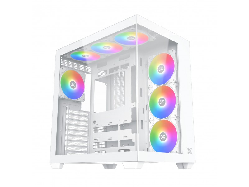 Xigmatek кутия Case ATX - AQUA V AIR ARCTIC - 7 ARGB Fans