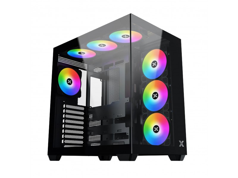 Xigmatek кутия Case ATX - AQUA V AIR - 7 ARGB Fans