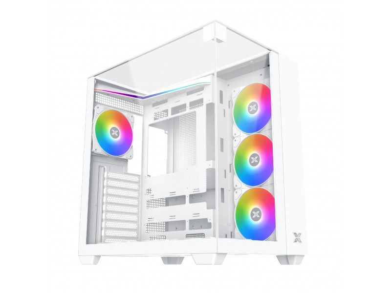 Xigmatek кутия Case ATX - AQUA V ARCTIC - 7 ARGB Fans
