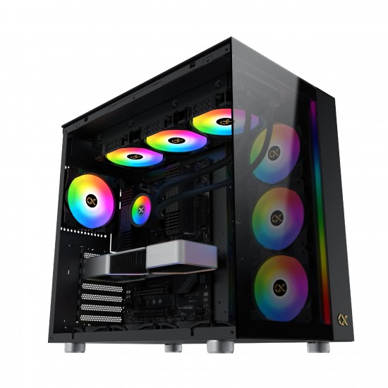 Xigmatek кутия Case EATX - AQUA ULTRA - 7 ARGB Fans