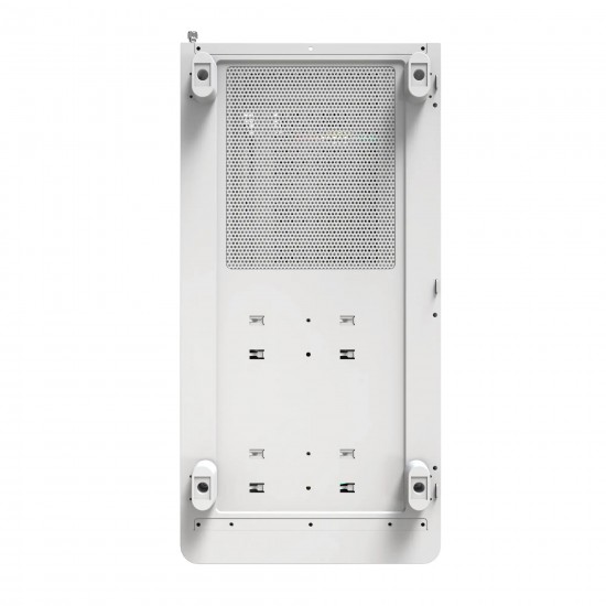 Montech кутия Case ATX - XR Wood (W) - 4 x 120 mm ARGB Fans, Wood, USB-C, White