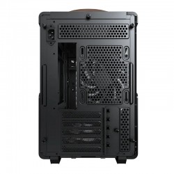 Montech кутия Case mATX - Heritage PRO (B) - USB-C, Leather, 4 x 120 mm Fans