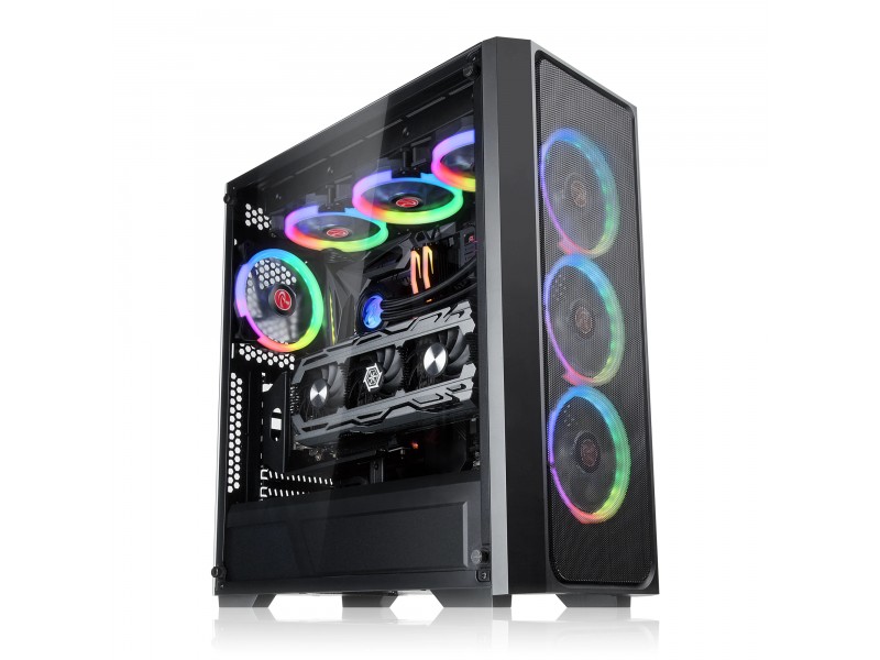 Raijintek кутия Case EATX - PONOS MS4 - 4 x 120mm ARGB Fans, Mesh