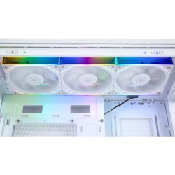 Thermalright Комплект вентилатори Fan Pack 3-in-1 3x120mm - TL-M12QW x 3 - White, Infinity Mirror, Daisy-Chain, A-RGB Thermalright Комплект вентилатори Fan Pack 3-in-1 3x120mm - TL-M12QW x 3 - White, Infinity Mirror, Daisy-Chain, A-RGB