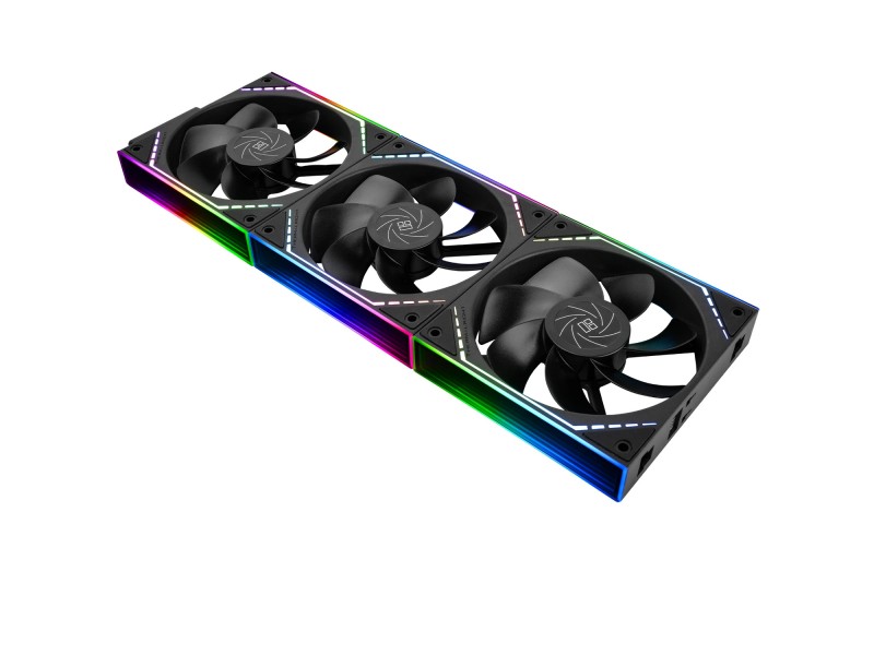 Thermalright Комплект вентилатори Fan Pack 3-in-1 3x120mm - TL-M12QR x 3 - Reverse, Infinity Mirror, Daisy-Chain, A-RGB