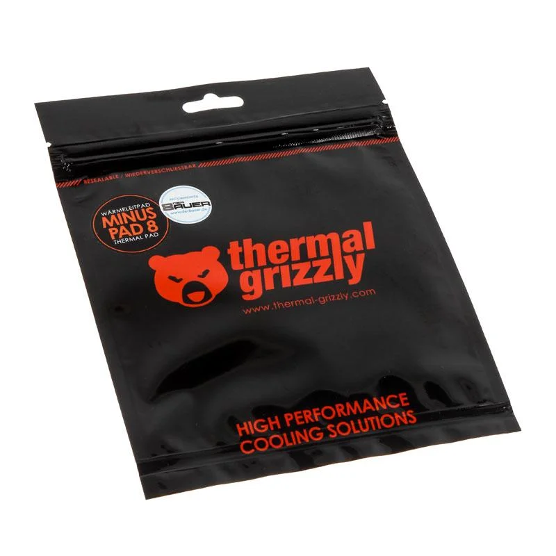 Термопроводящ пад Thermal Grizzly Minus Pad 8, 120 х 20 х 1.0 mm Термопроводящ пад Thermal Grizzly Minus Pad 8, 120 х 20 х 1.0 mm