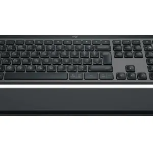 Kлавиатура Logitech MX Keys S, Bluetooth, Illuminated, Подложка за китка, Черна