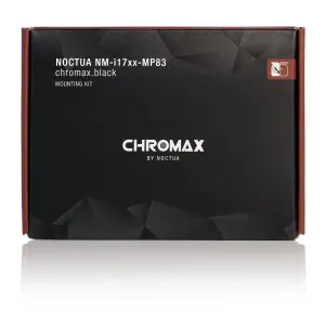 Noctua Mounting KIT LGA1700 - NM-i17xx-MP83-chromax.black, Air Tower Coolers - NH-D15 chromax.black, NH-D15S chromax.black