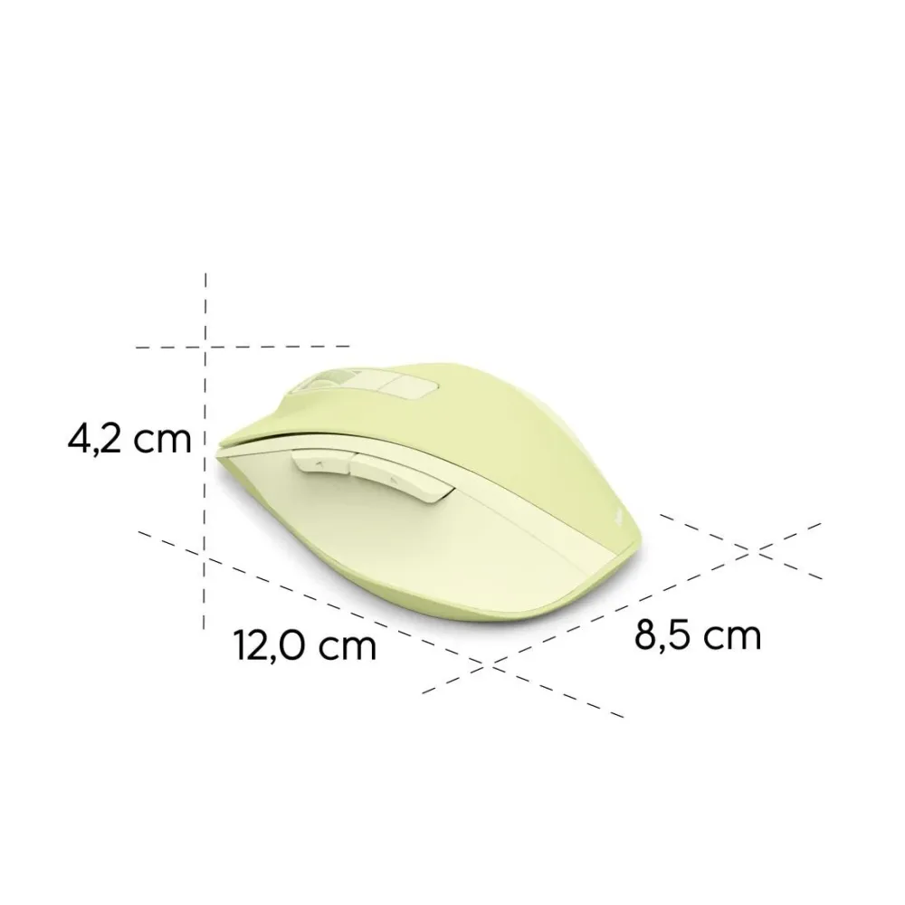 HAMA Безжична оптична мишка WM-500 Recharge, зелена, 6 бут.,800/1200/1600 dpi, безшумна