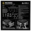 Захранващ блок Lian Li RS 1200W 80+ Gold PCIe 5.1, ATX 3.1, RS Hub - Черно