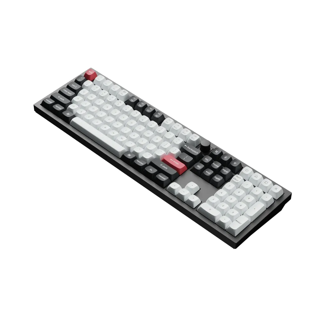 Безжична механичка клавиатура Keychron Q6 HE QMK Gateron Double-Rail Magnetic Switch - Carbon Black