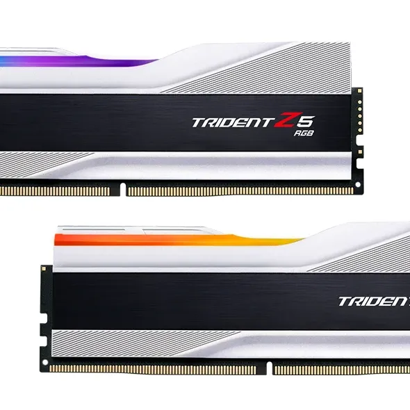 Памет G.SKILL Trident Z5 Silver RGB 32GB(2x16GB) DDR5 6000MHz F5-6000J3636F16GX2-TZ5RS