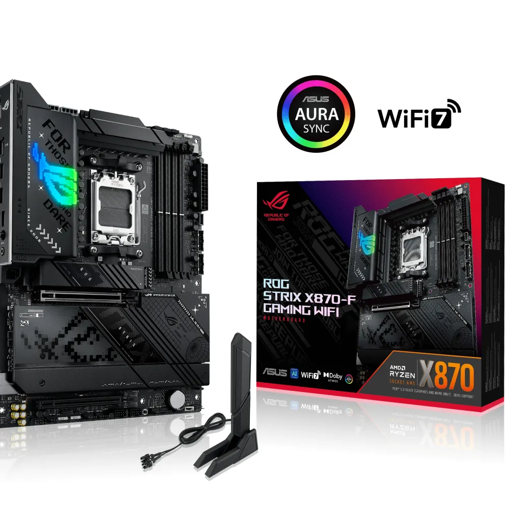 Дънна платка ASUS ROG STRIX X870-F GAMING WIFI AM5 DDR5
