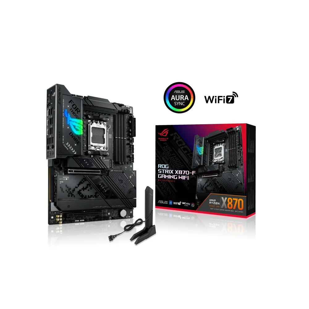 Дънна платка ASUS ROG STRIX X870-F GAMING WIFI AM5 DDR5 Дънна платка ASUS ROG STRIX X870-F GAMING WIFI AM5 DDR5