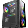 Кутия FSP CMT192 TG ATX Mid Tower, Черна