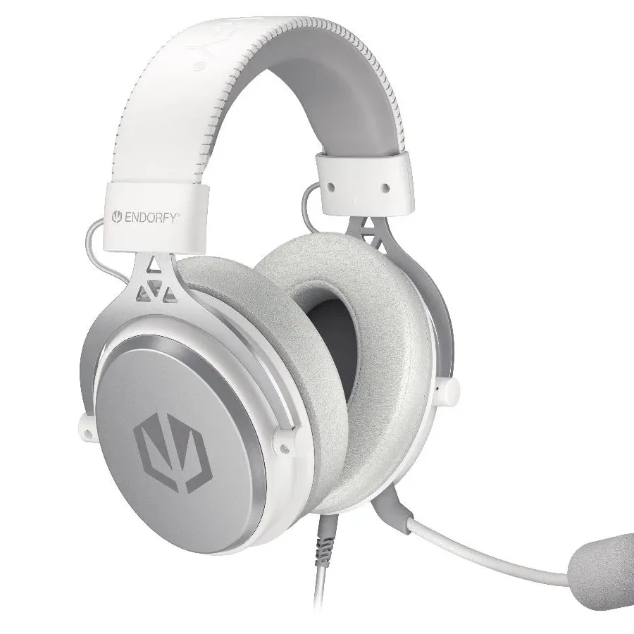 Геймърски слушалки ENDORFY Viro Plus 7.1 USB - Onyx White