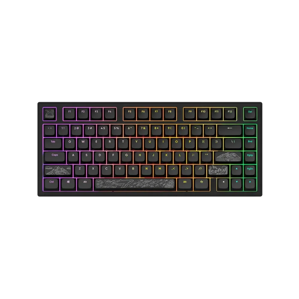 Геймърскa механична клавиатура Dark Project ALU81A Terra Nostra V2 Black RGB
