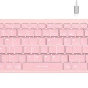 Безжична клавиатура A4TECH FBX51C FSTyler, розово
