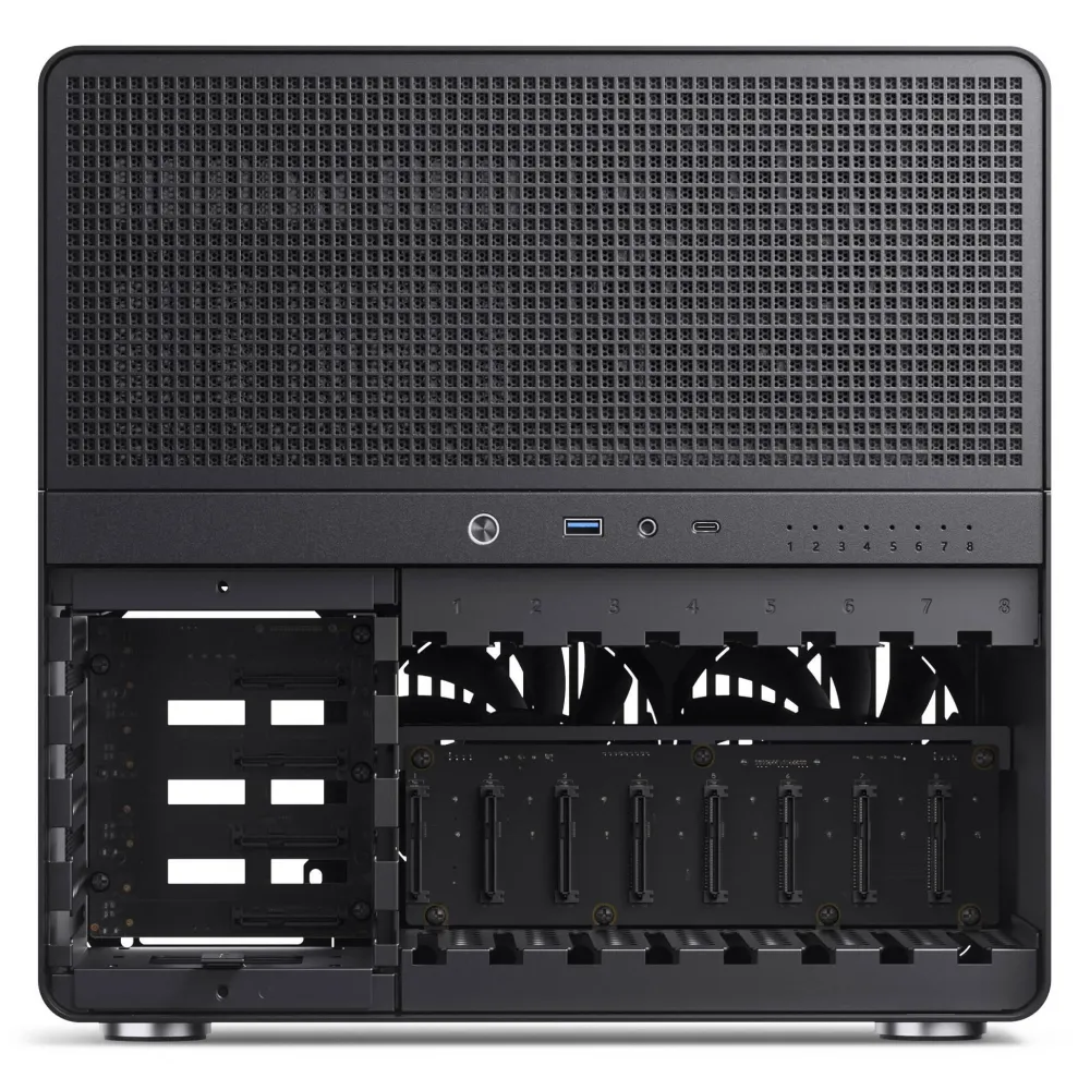 Кутия Jonsbo N5 NAS E-ATX - Black