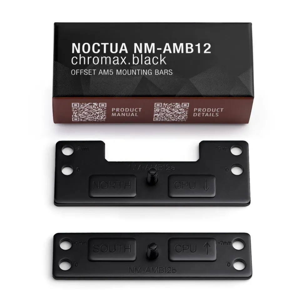 Noctua Mounting Kit NM-AMB12 Chromax. Black Noctua Mounting Kit NM-AMB12 Chromax. Black