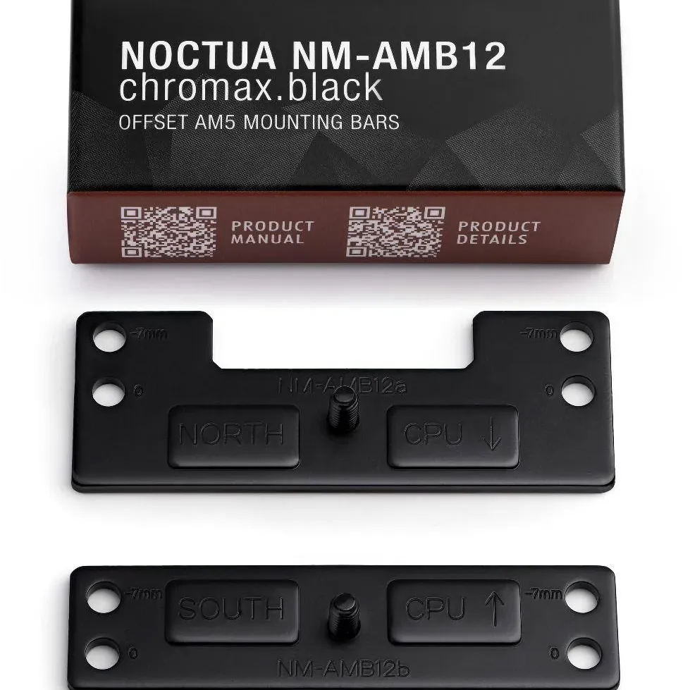 Noctua Mounting Kit NM-AMB12 Chromax. Black