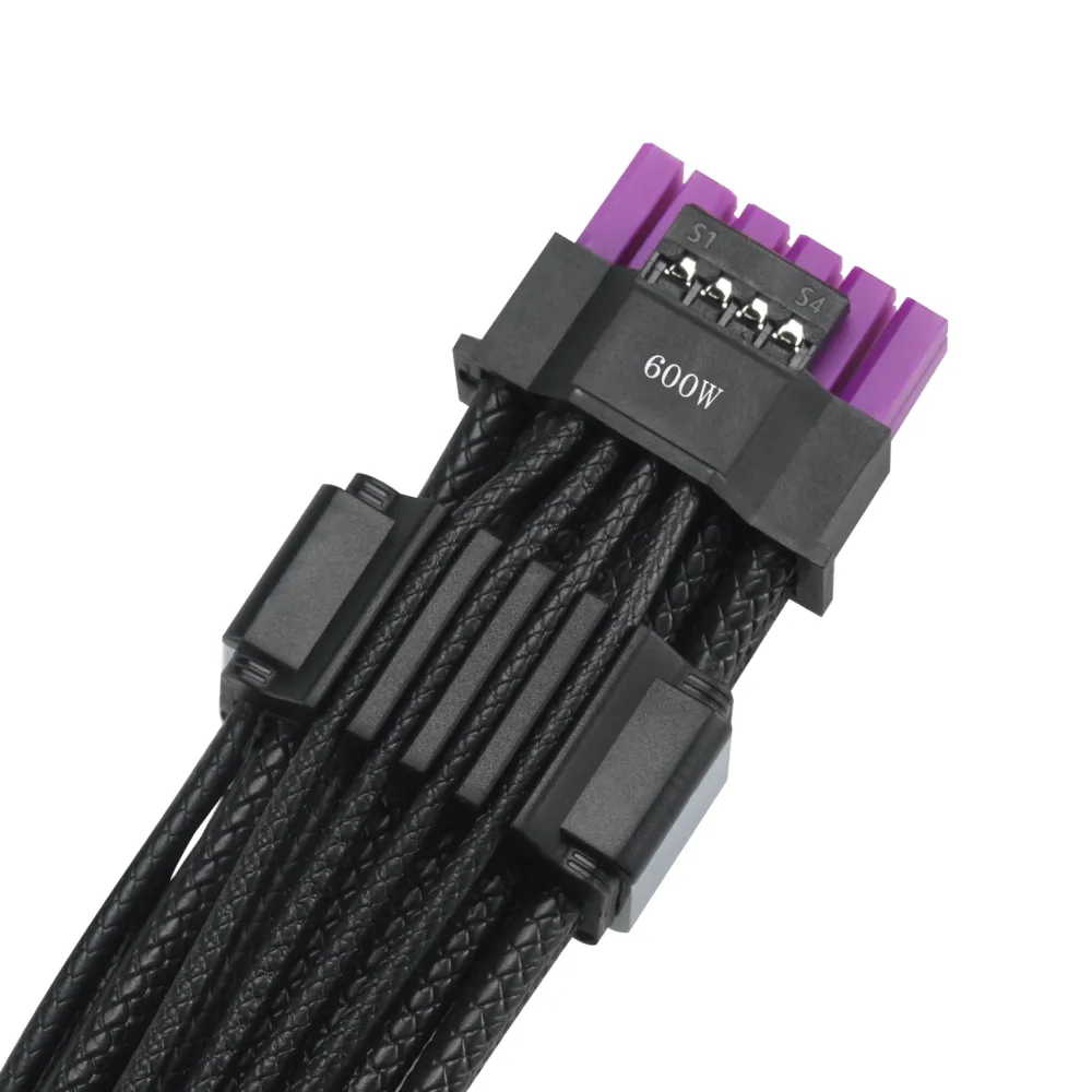 Кабел ASUS ROG Equalizer 12V-2x6 ATX 3.1 & PCIe 5.1 - Black