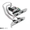 Карта за разширение на слотове Delock, PCI Express Card към 4 x Serial RS-232 Карта за разширение на слотове Delock, PCI Express Card към 4 x Serial RS-232