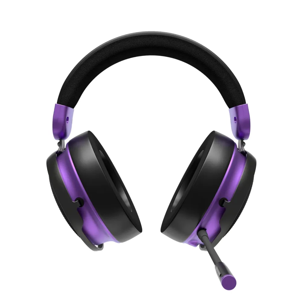 Геймърски безжични слушалки Dark Project Sono Wireless - Black/Violet
