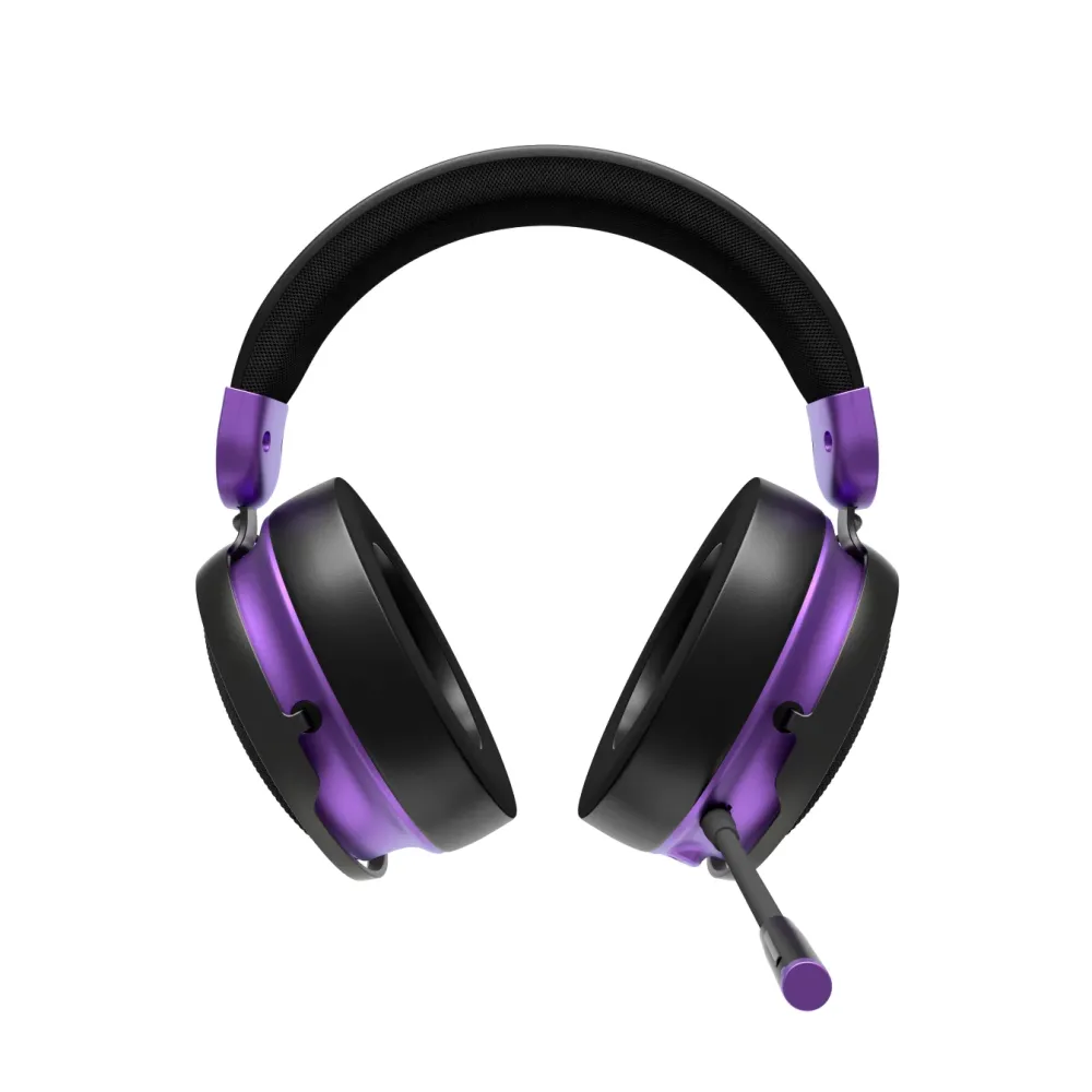 Геймърски безжични слушалки Dark Project Sono Wireless - Black/Violet