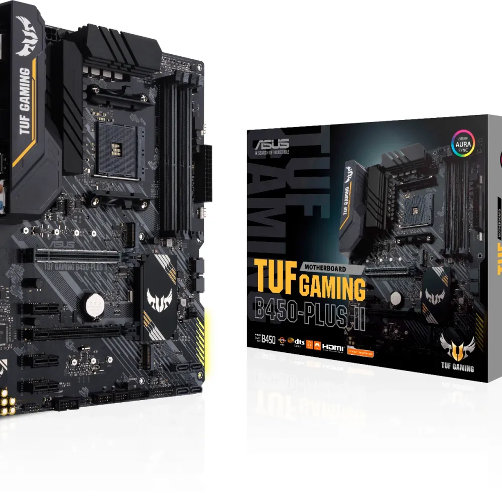 Дънна платка ASUS TUF GAMING B450-PLUS II, socket AM4