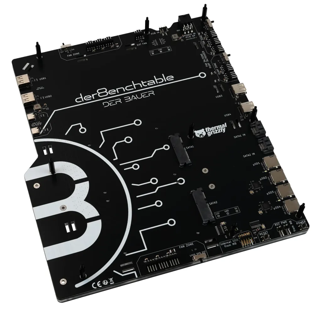 Платка за тестване на хардуер Thermal Grizzly Benchtable Der8enchtable