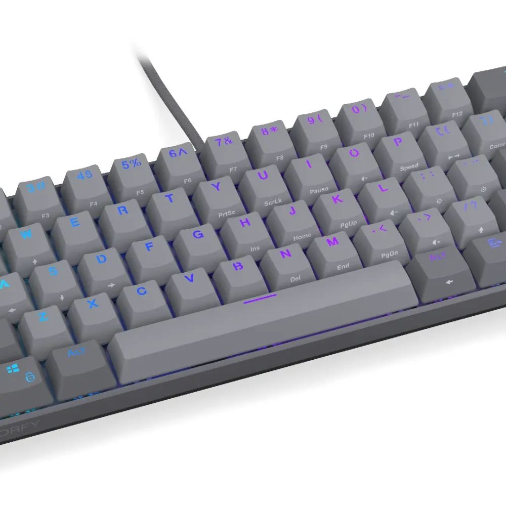 Endorfy механична клавиатура Thock V2 Compact, PBT, Endorfy Red switch, US Layout