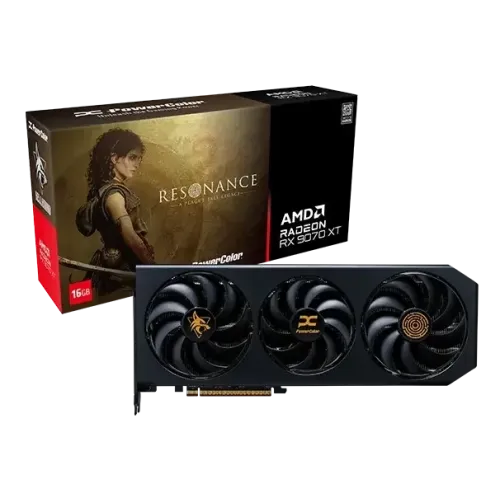 Видео карта PowerColor Radeon RX 9070 XT Hellhound Resonance Edition 16GB GDDR6 Видео карта PowerColor Radeon RX 9070 XT Hellhound Resonance Edition 16GB GDDR6