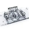Воден блок за видео карта Alphacool Eisblock Aurora Acryl GPX-A Radeon RX 6700XT Reference with Backplate