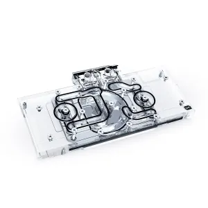 Воден блок за видео карта Alphacool Eisblock Aurora Acryl GPX-A Radeon RX 6700XT Reference with Backplate