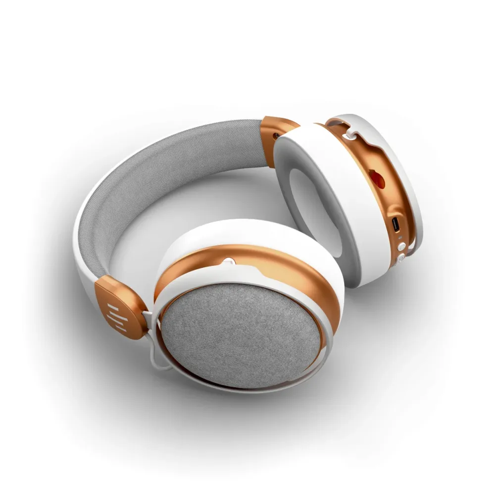 Геймърски безжични слушалки Dark Project Sono Wireless - White/Gold Геймърски безжични слушалки Dark Project Sono Wireless - White/Gold