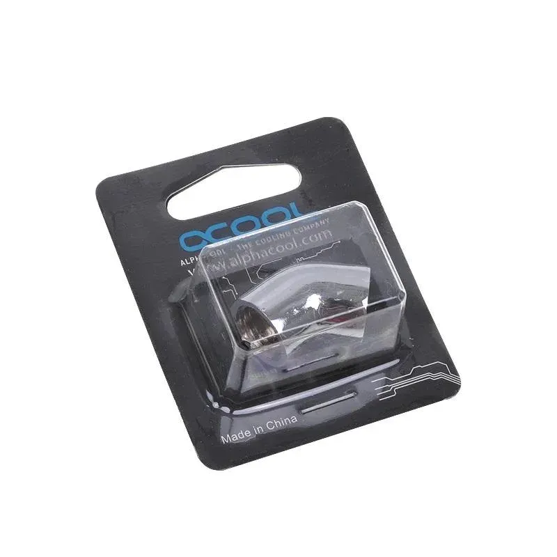 L-конектор Alphacool HF, Вътрешна резба G1/4 - G1/4, 45°, Хром