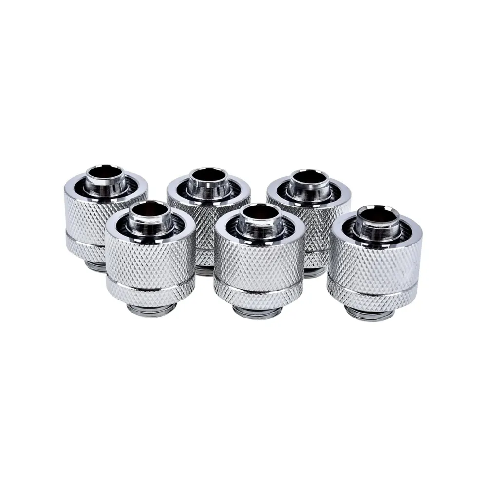 Фитинг Alphacool Eiszapfen, Удължител, 16/10mm, G1/4, Сребрист, 6 броя